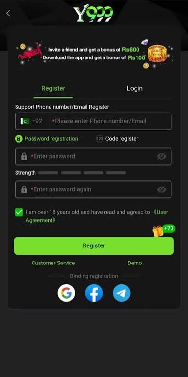 Y999 Game APK Download Latest Earning App Free for Android & IOS in Pakistan 3 Y999 Game
